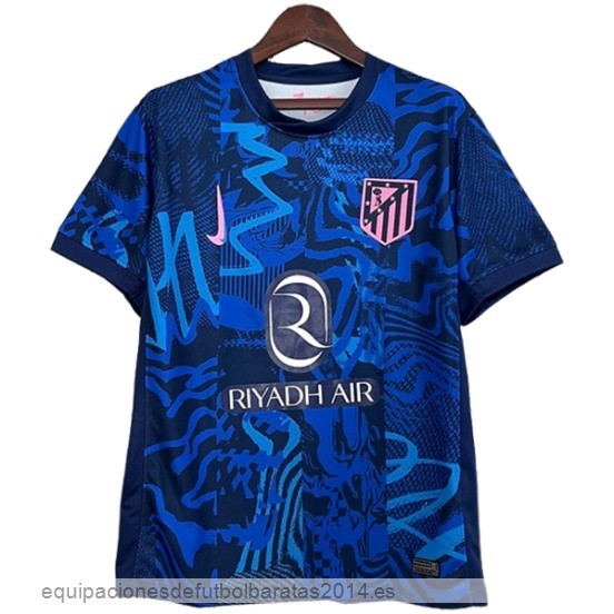 Nuevo Tailandia 3ª Camiseta Atletico Madrid 24/25 Azul Baratas
